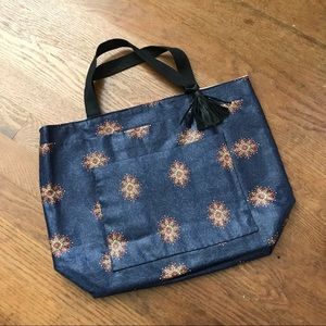 Navy Blue Tote Bag